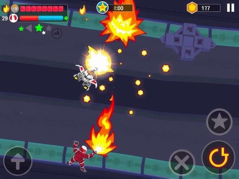 Burning Blitz Gameplay Screenshot